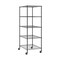 Seville Classics UltraDurable 5-Tier NSF-Certified Steel Tote Shelving